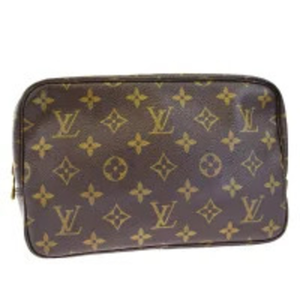 Louis Vuitton Trouse Toilette Bag Shoulder Pouch Monogram Leather